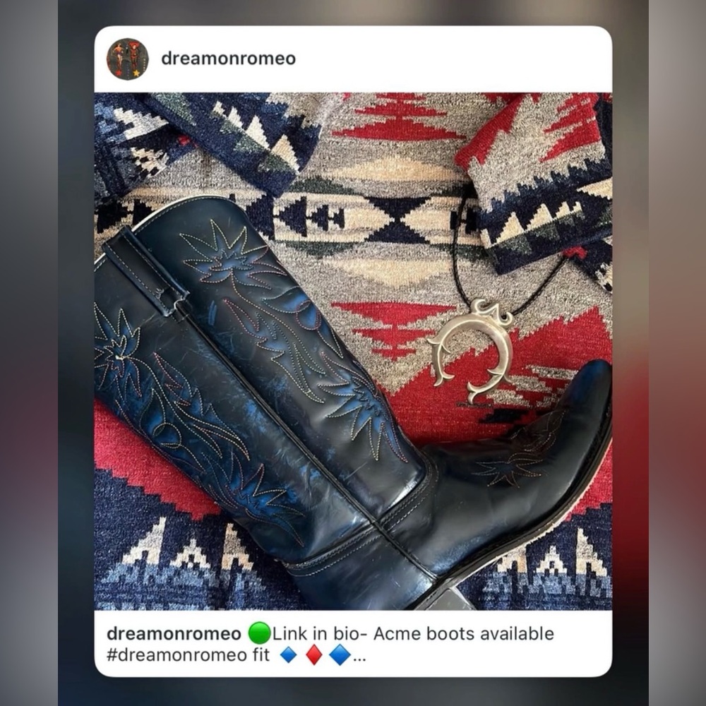 Vintage Cowboy Boots-  Acme Peewee